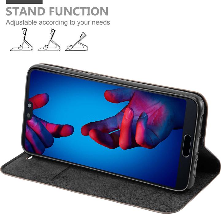 Produktbild Cadorabo Book Invisible Magnet Cover (Huawei P20)
