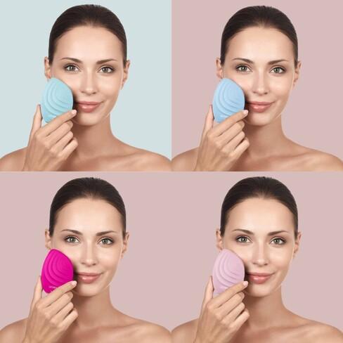 Actual product image Konjac Sponge Soniczna szczoteczka do czyszczenia twarzy 5w1 Geske z Aplikacja (różowy)