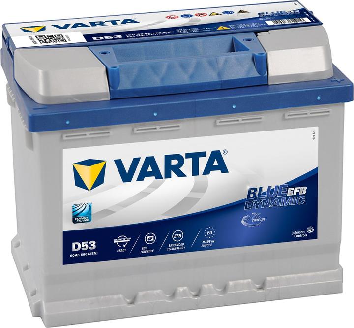 Actual product image Varta Blue Dynamic EFB D53 (12 V, 60 Ah, 560 A)