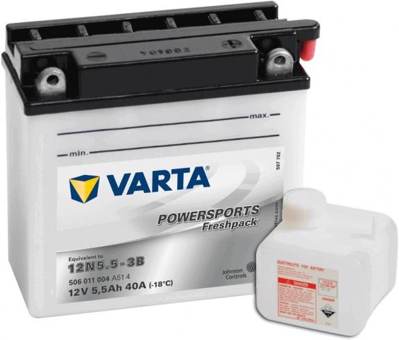 Actual product image Varta Powersports (12 V, 5 Ah, 55 A)