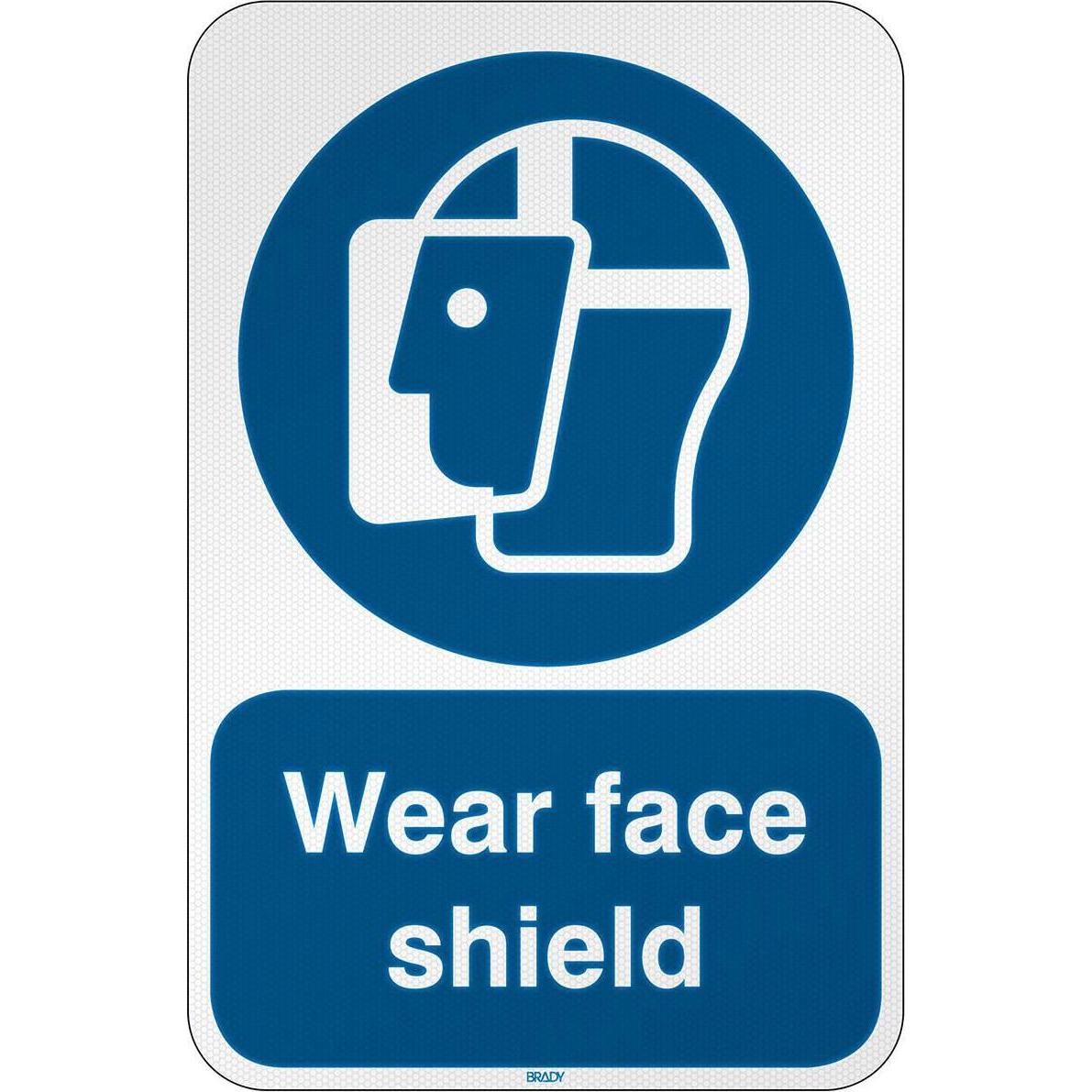Brady, Sicherheitskennzeichnung, ISO Safety Sign - Wear face