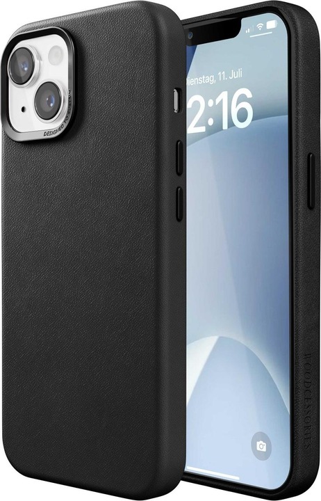 Actual product image Woodcessories Bio Leather Case (Apple iPhone 13, Apple iPhone 14)