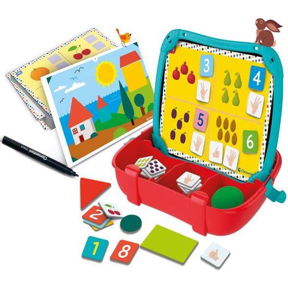 Thumbnail - Clementoni Valigetta magnetica Numeri e Forme IT (Italienisch)