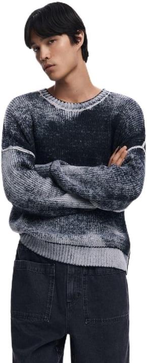 Produktbild Desigual Heren Flat Knit Pullover Lange Mouwen Sweatshirt (S)