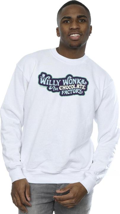 Produktbild Willy Wonka & the Chocolate Factory Chocolate Factory Logo Sweatshirt (S)