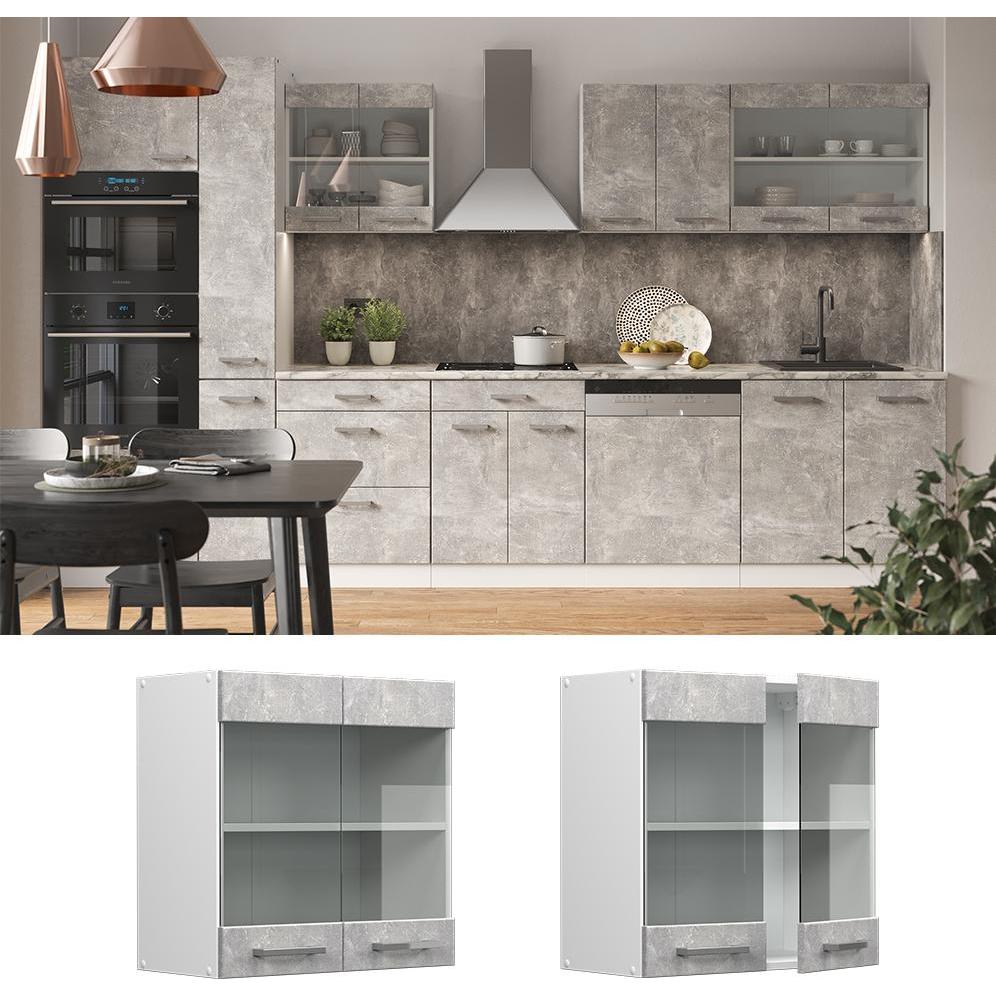 Thumbnail - Vicco, Regal, Küchenglasschrank R-Line (60 x 31 x 60 cm)