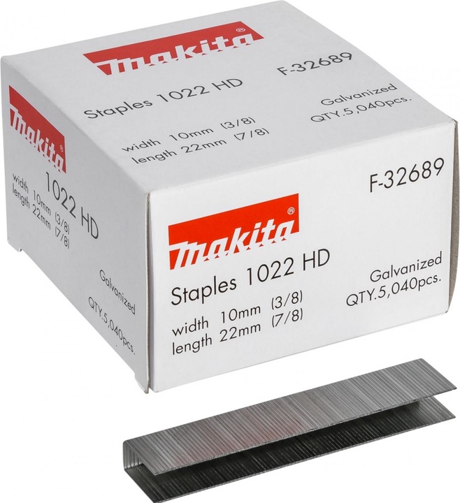 Immagine prodotto Makita Punti metallici da 22mm galvanizzati per la puntatrice a batteria