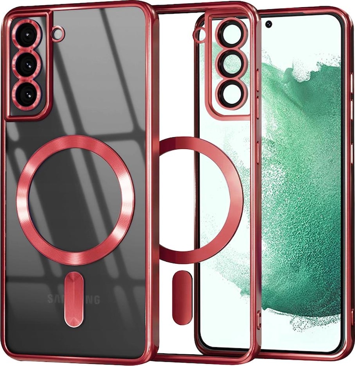 Immagine prodotto Techsuit - Luxury Crystal MagSafe - Samsung Galaxy S22 Plus 5G - Red (Samsung Galaxy S22 5G)