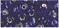 Actual product image Rayher Seed beads, 4 mm ø, with silver feeder, dark blue