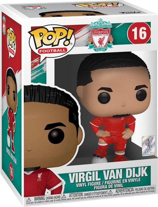 Actual product image Funko Pop! Calcio : Virgil van Dijk (LFC)