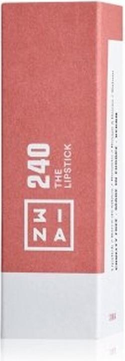 Image du produit 3INA MAKEUP The Lipstick 240 Medium Nude Pink avec vitamine E et beurre de karité - Vegan and Cruelty (Moyenne nue rose mat)