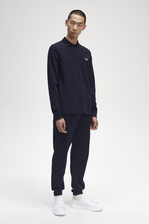 Actual product image Fred Perry Plain long-sleeved polo shirt (L)