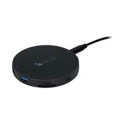 Helix HUB 9-EN-1 USB-C AVEC CHARGEUR SANS FIL, Docking station + Hub USB