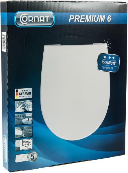 Produktbild Cornat PREMIUM 6 WC-Sitz softclose weiss