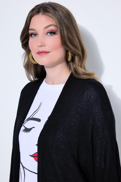 Produktbild Miamoda Strickjacke, offene Passform, 3/4-Fledermaus-Ärmel (46, 48)