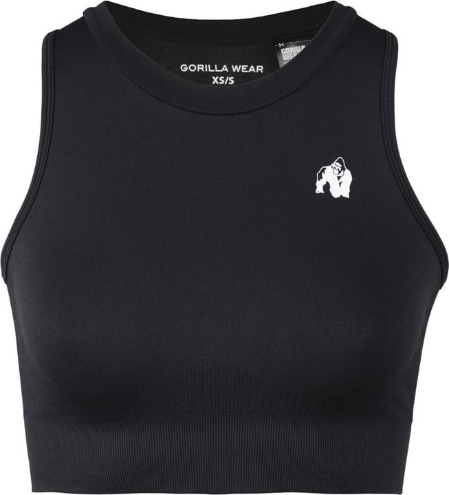 Immagine prodotto Gorilla Wear Olivia Seamless Crop Top - schwarz (M, L)