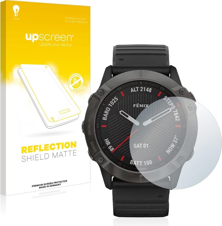 Actual product image upscreen Reflection Shield Protector Matte (fenix 6X Pro)