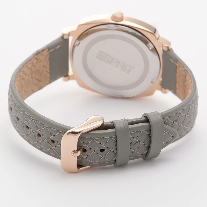 Actual product image Esprit ES ELEGANCE 36MM 3H GRAY DIAL GREY ST Wristwatch (Analogue wristwatch, 36 mm)