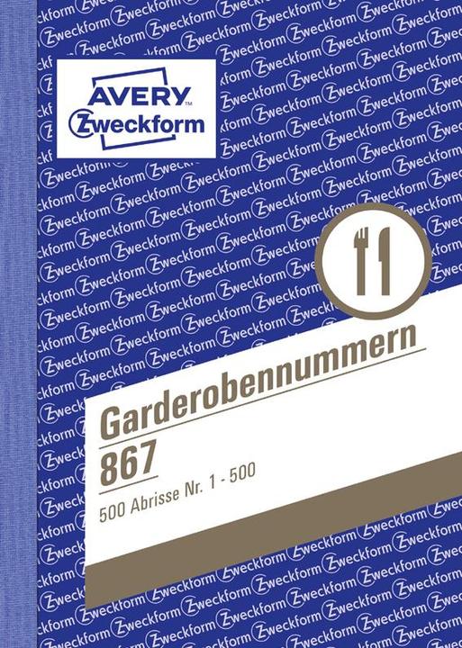 Produktbild Avery Garderobennummern (100 x)