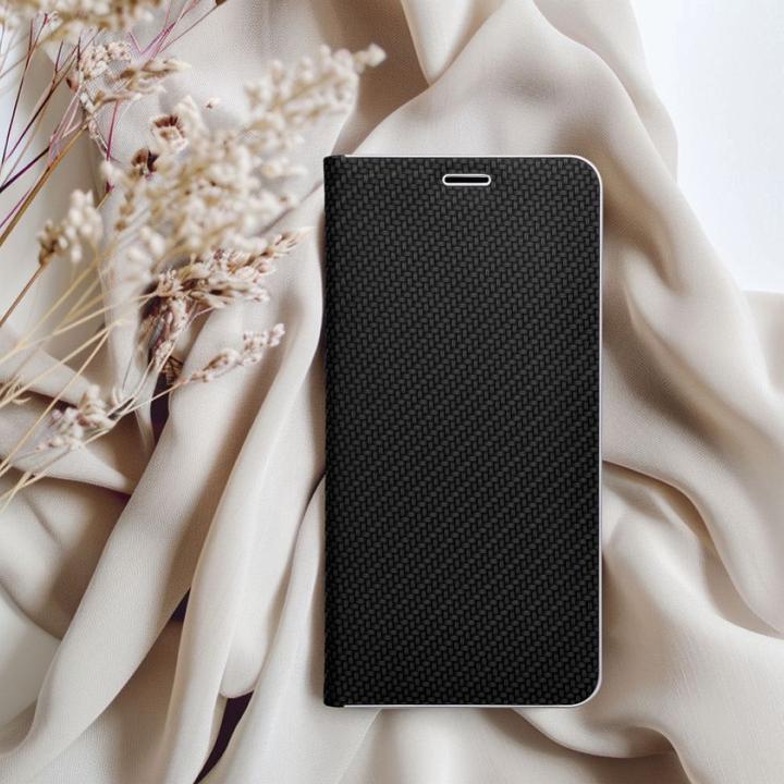 Immagine prodotto Partner Telecom Book case OEM LUNA Book Carbon for HUAWEI P30 Pro black (Huawei P30 Pro)