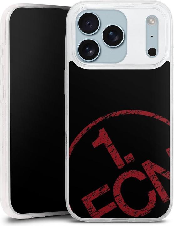 Produktbild DeinDesign Slim Case für Apple iPhone 17 Pro Silikon Hülle Ultra Dünn Handyhülle 1. FCN Fanartikel Textur (Apple iPhone 17 Pro)