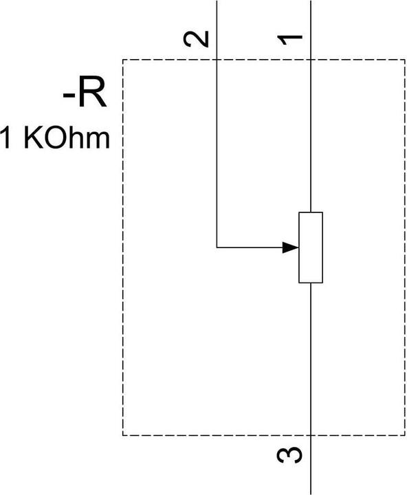 Actual product image Siemens Potentiometer Compact 22mm Round