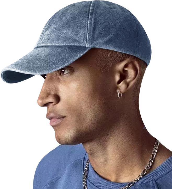 Produktbild Beechfield Vintage Denimlook Kappe (2 Stückpackung) (One Size)