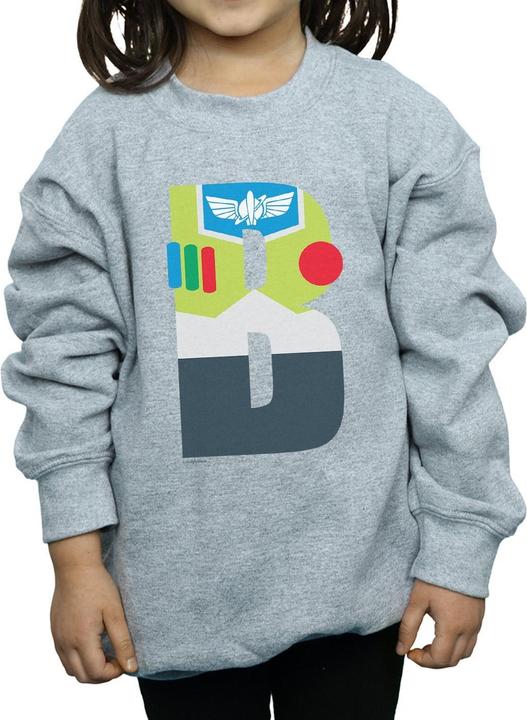 Produktbild Disney Alphabet B Is For Buzz Lightyear Sweatshirt Mädchen (128)
