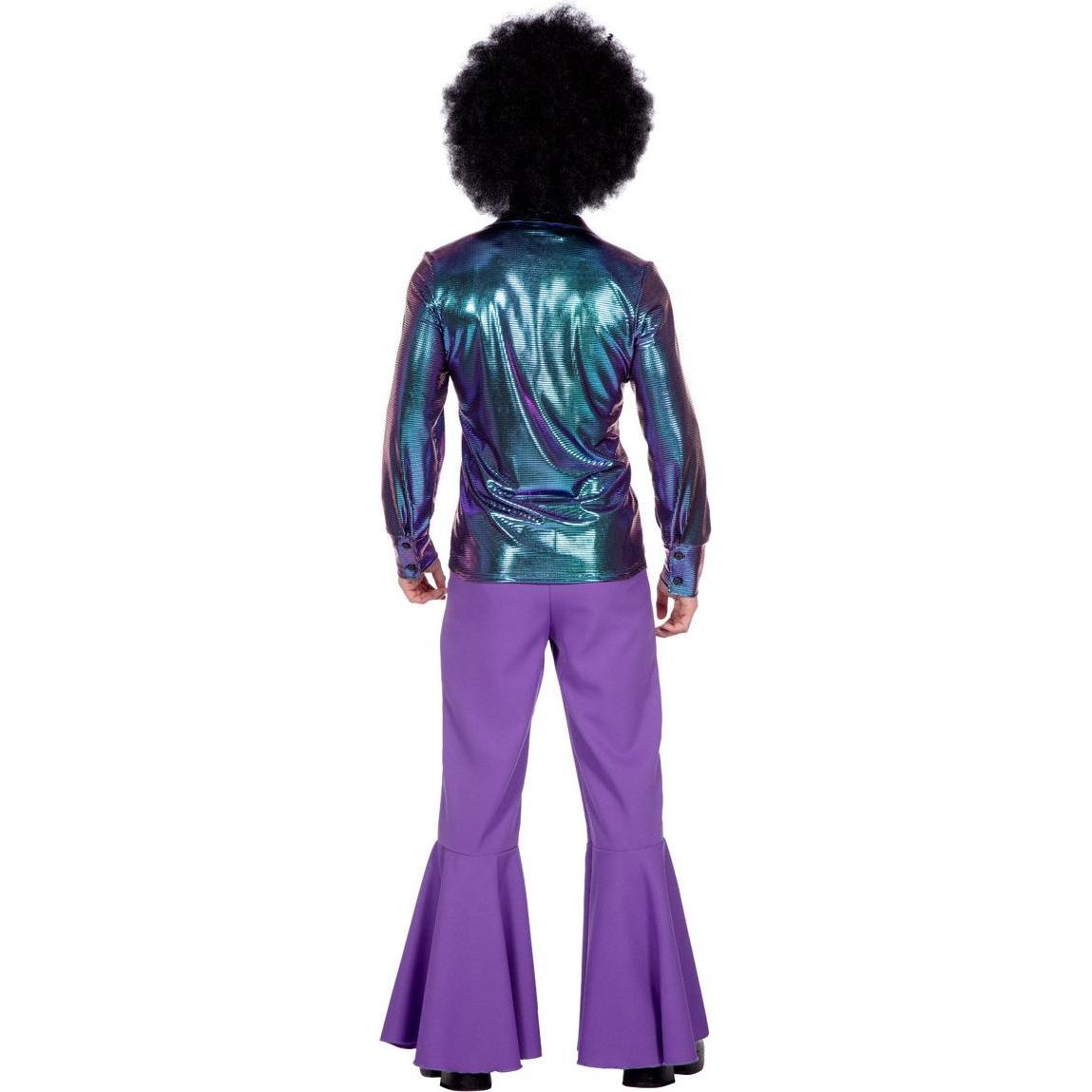 Metamorph 70er Jahre Hemd Disco Dancer lila (XL)