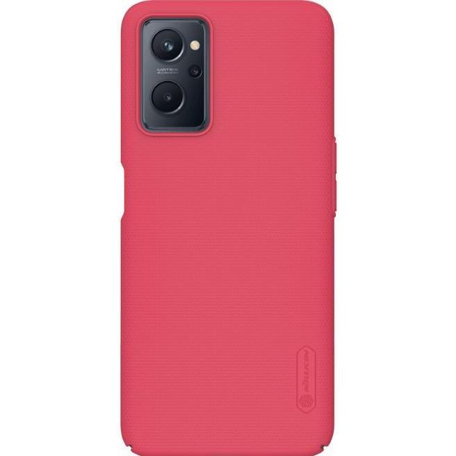 Nillkin Super Frosted Shield Series Hülle (Oppo A76, Realme 9i, Oppo A96), Smartphone Hülle, Rot