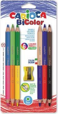 Produktbild Carioca Farbstift Bi-Color (6x)