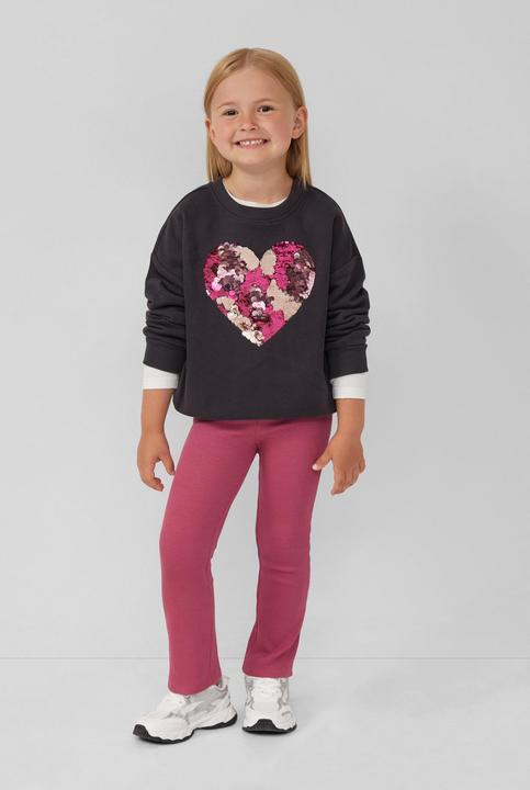 Produktbild s.Oliver Sweatshirt Oversized Sweatshirt mit Wende-Pailletten (92)