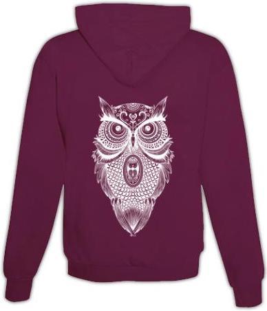 Immagine prodotto Schwesternuhr Felpa con cappuccio Mandala Owl Unisex (XL)