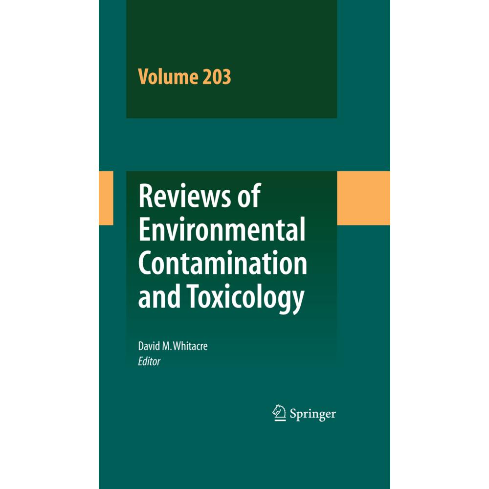 Reviews of Environmental Contamination and Toxicology Vol 203, Fachbücher von David M. Whitacre