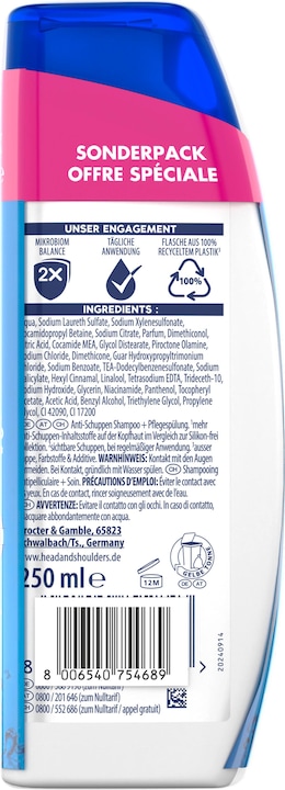 Image du produit Head & Shoulders Classic Clean 2in1 (250 ml, Shampoing liquide)
