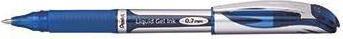 Actual product image Pentel Gel Writer EnerGell Liquid (Blue, Silver, 1x)