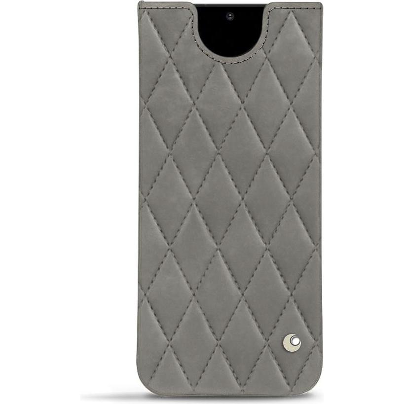 Noreve Lederschutzhülle (Samsung Galaxy S20), Smartphone Hülle, Grau