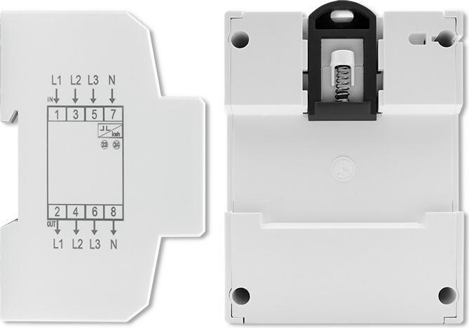 Productafbeelding Qoltec Driefasige elektronische meter DIN rail 400V 100
