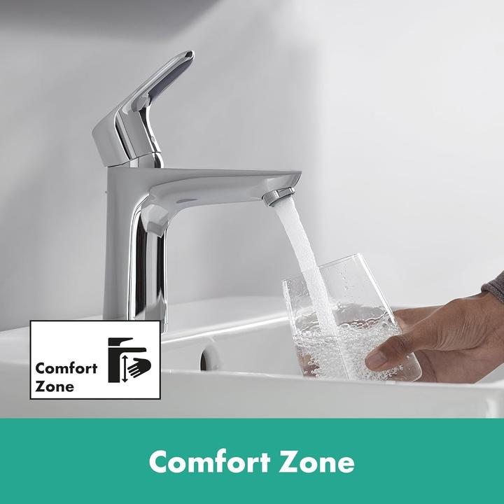 Actual product image hansgrohe Focus single-lever basin mixer 100 CoolStart with pop-up waste