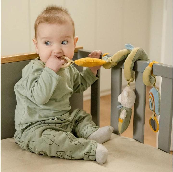 Image du produit Fehn Kinderwagenspielzeug Activity-Spirale Natur Bär