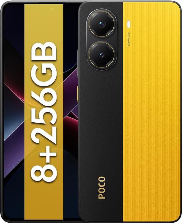Produktbild Xiaomi POCO X7 Pro (256 GB, Yellow, 6.67", Dual SIM, 5G)