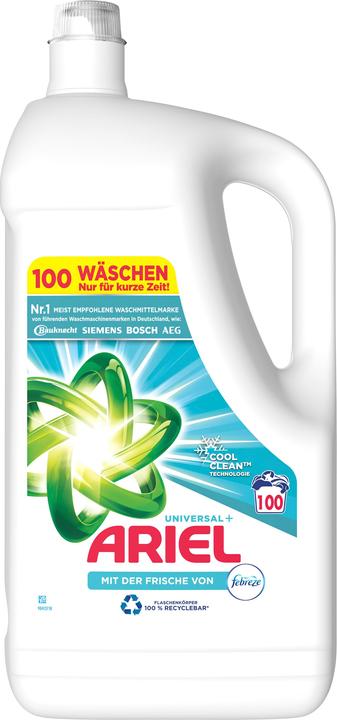 Produktbild Ariel Universal+ (100 Waschgänge, Flüssigwaschmittel)