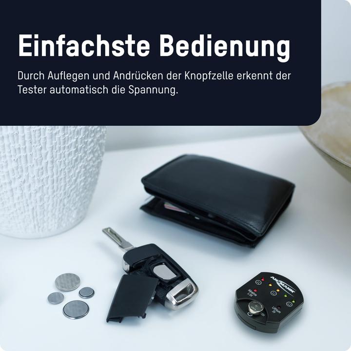 Productafbeelding Ansmann Knoopcel tester
