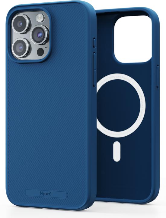 Produktbild Njord Slim Case 100% GRS MagSafe iPhone 15 Pro Max, Blau (Apple iPhone 15 Pro Max)