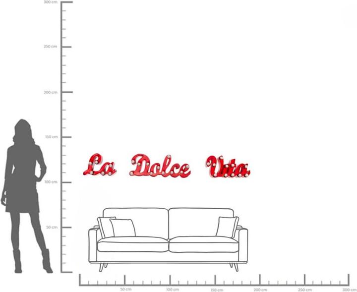 Image du produit Kare Design Applique murale La Dolce Vita 190cm