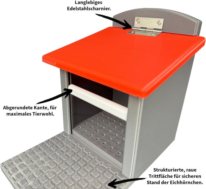 Actual product image Printin3D Eichhörnchen-Futterhaus