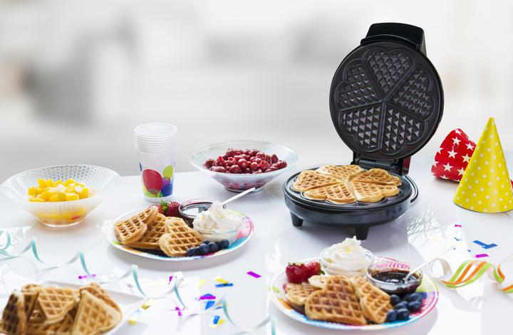 Image du produit Bestron AWM700S Gaufrier 5 gaufre(s)
