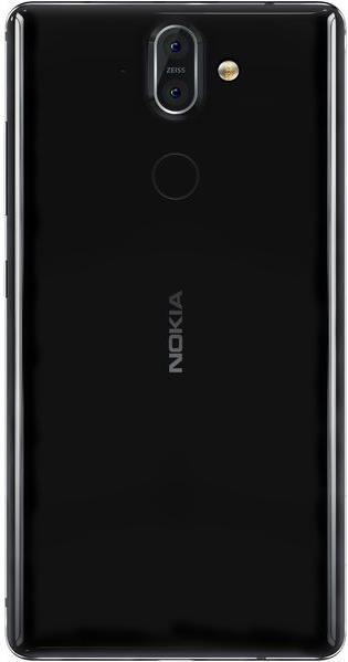 Image du produit Nokia 8 Sirocco (128 Go, Noir, 5.50", SIM simple, 13 Mpx, 4G)