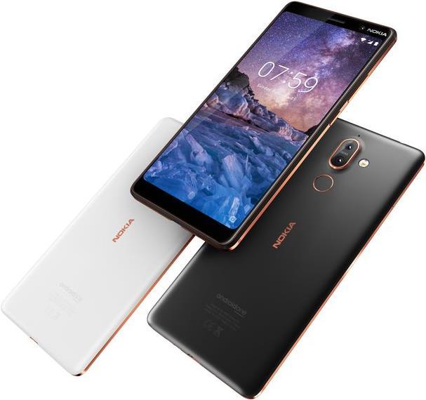 Immagine prodotto Nokia 7 Plus (64 GB, Nero, 6", Doppia SIM Ibrida, 4G)