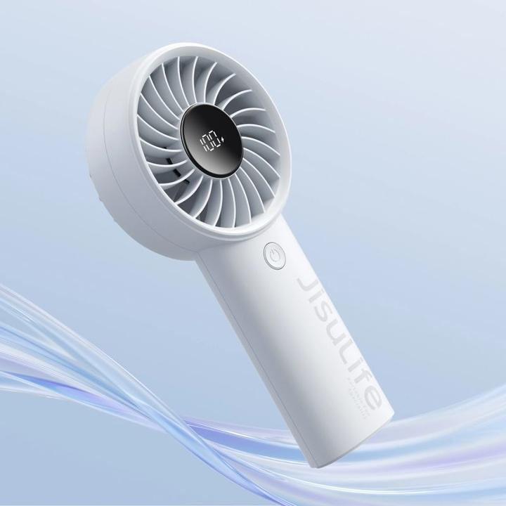 Immagine prodotto Jisulife Mini wentylator Handheld Fan Life4 3600mAh przenośny wiatraczek USB - szary